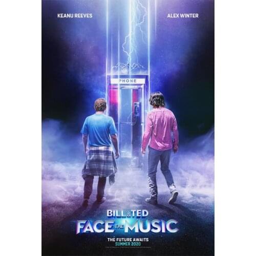 L0096 Bill & Ted Face the Music Movie Silk Fabric Poster Art Decor Indoor Painting Gift