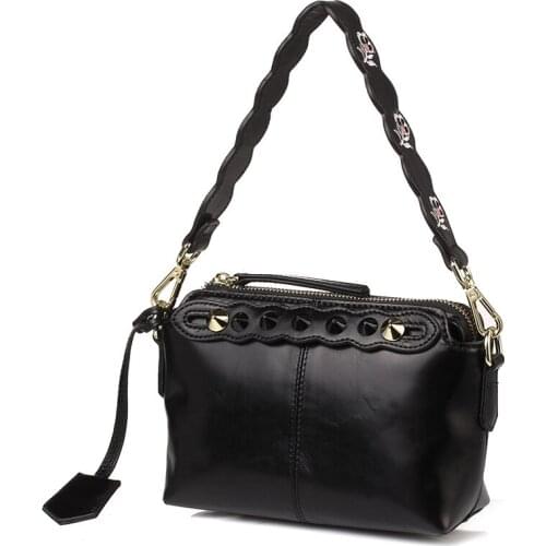 Fashion Rivet women small bag trend ladies shoulder bag 2018new simple female purse crossbody bag ladies bag fashion handbags