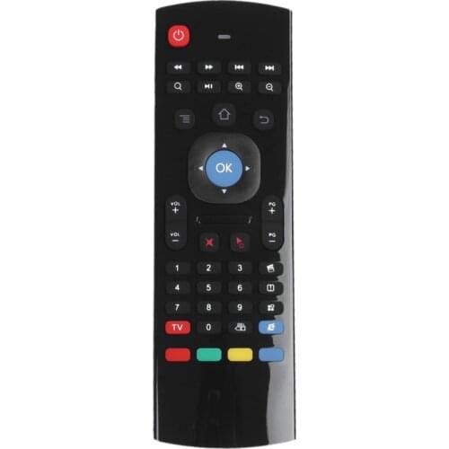 MX3 Portable 2.4G Wireless Remote Control Keyboard Controller Air Mouse for Smart TV Android TV box mini PC HTPC black