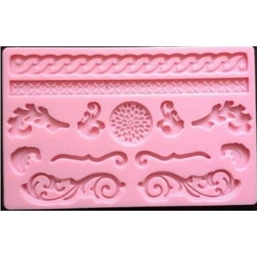 Leafage Fondant Mold Silicone mould DIY gumpaste flowers Cake Decorating