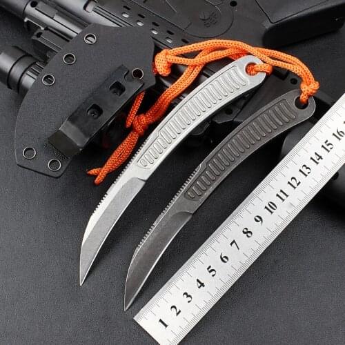 Camping Outdoor Survival Hunting Knife 440c Steel, Straight , Pocket Neck Knives ,Fixed Blade Knife EDC Tools