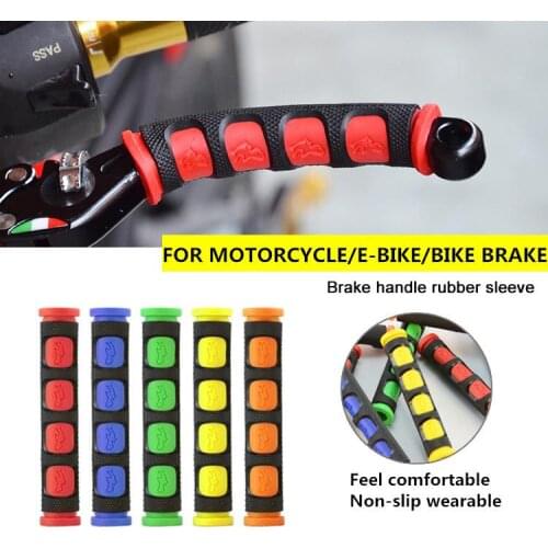 For Motorcycle/E-bike/Bike/Scooter Handle Brake Grip Rubber Sleeve Universal Wear Resistance Sleeve Motorcycle Accessories