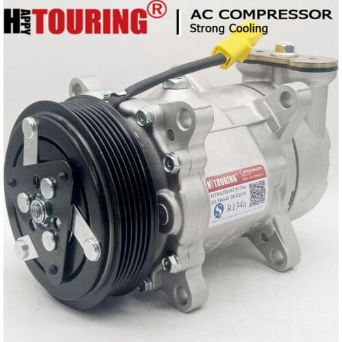 SD6V12 A/C COMPRESSOR for Peugeot 206 1412 1431 6453CN 6453EH 6453FS 6453JG 6453JK 699690 699190 40405087 9611111780 9628239480