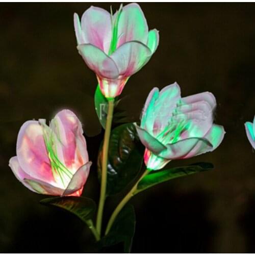 Solar plug lawn lamp Outdoor Waterproof Solar Powered Lawn Lamp for Yard Path Way Landscape Decorative Garden Flower Lamp