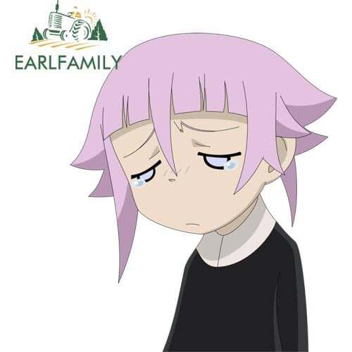 EARLFAMILY 13cm x 10.9cm for Soul Eater Anime Car Sticker Graffiti Vinyl Decal Scratch-Proof Motorcycle Surfboard Car Styling