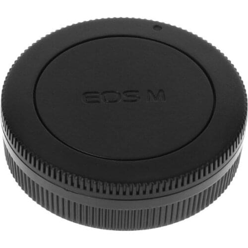 Rear Lens Body Cap Camera Cover Anti-dust 60mm Protection Plastic Black for Canon EOS M M2 M3 M5 M6 M10