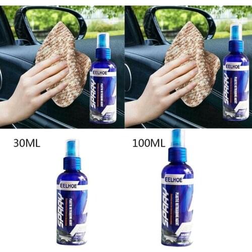 30/100ml Plastic Parts Retreading Restore Agent Wax Instrument Reducing Agent Accessories Auto Interior Car Cleaner Car Cleaner