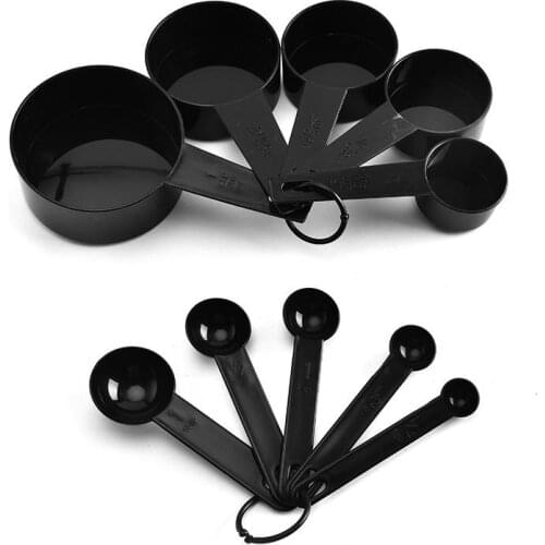 4Pcs/8Pcs/10Pcs Multi Purpose Spoons Cups Measuring Tools Baking Accessories Stainless Steel Handle Kitchen Gadgets Spoon Sets