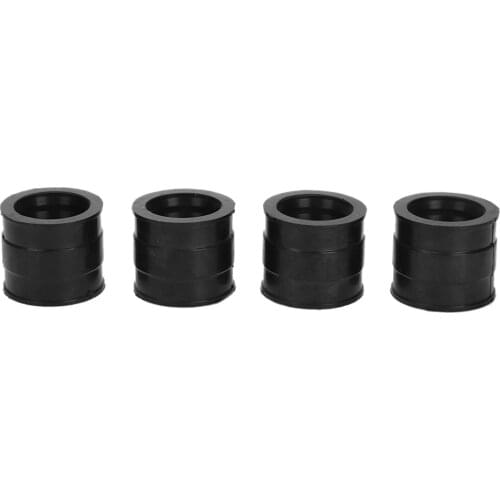 4pcs Carburetor Interface Insulator Intake Boot Adapter Fits for Honda CB500 Four 500 1971 1972 1973 Rubber Motorcycle Parts