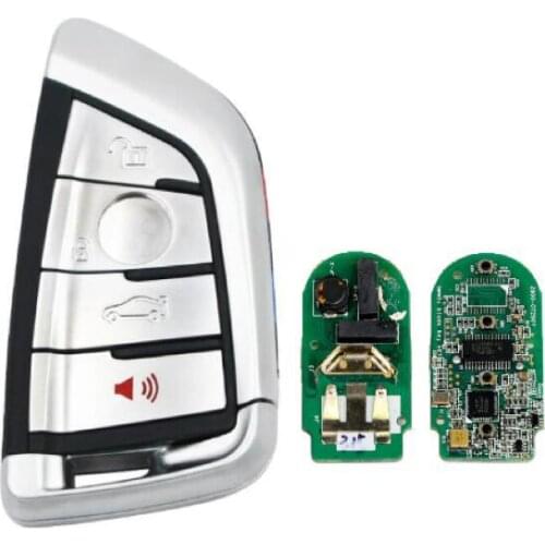 5pcs OEM 4 button remote key remote control 315mhz 433mhz PCF7953P / HITAG PRO / 49 chip for BMW FEM Systerm CAS4+ EWS5