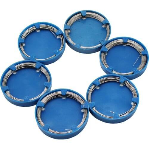 6 box/set Dental Stainless Steel Wire 0.5/0.6/0.7/0.8/0.9/1.0mm For Dentist Surgical Instruments Dentistry Tools