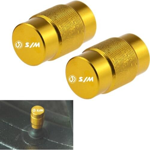 Motorcycle CNC Aluminum Accessories Tire Valve Air Port Stem Cover Cap Plug for SYM MIO FIDDLE JOYMAX FNX CROX SYMPHONY TONIK
