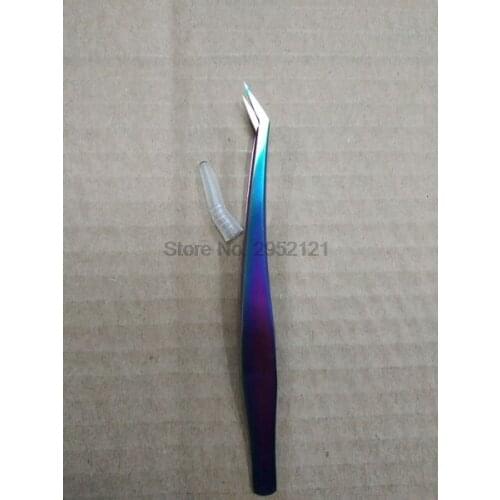 By dhl 200pcs Stainless Steel Eyelashes Tweezers Professional For Lashes Extension Decor Anti-static Eyelash Tweezer hot