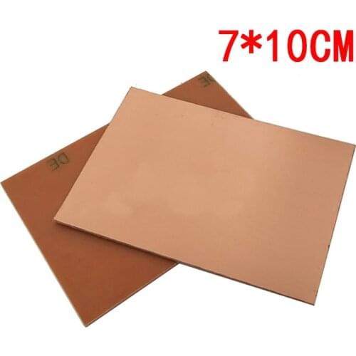 Fr4 Pcb 7x10cm 7*10 Single Side Copper Clad Plate Diy Pcb Kit Laminate Circuit Board