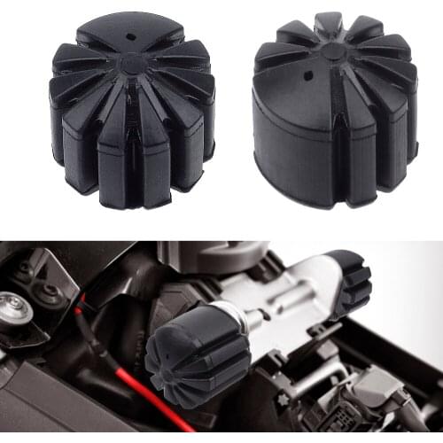 Black Motorcycle Seat Lowering Kit 1Pair Rubber Rider Seat Lowering Bracket For BMW K1600 R1200GS/RT R1250GS/RT S1000XR