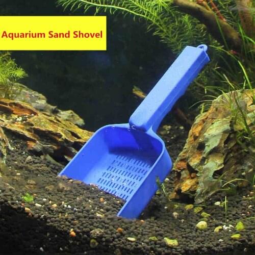 Multifunctional Cleaning Tool Aquarium Fish Tank Water Leaking Sand Shovel Utility Sand Shovel Device Landscaping Tool AT014