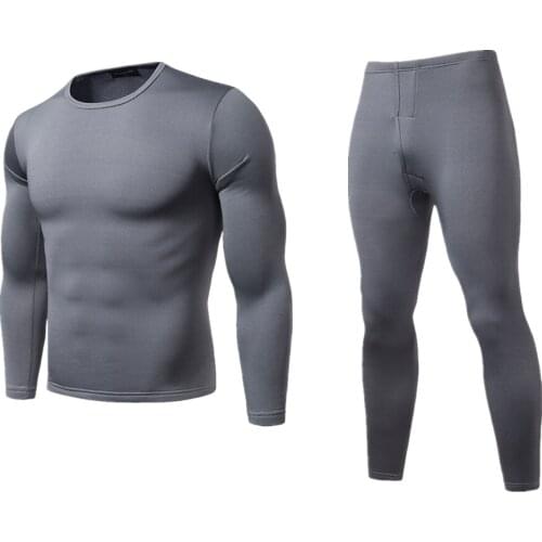 Mens Winter Warm Wool Top Pants Thermal Sleepwear Leggings Long Underwear Pajamas Set L-XXL