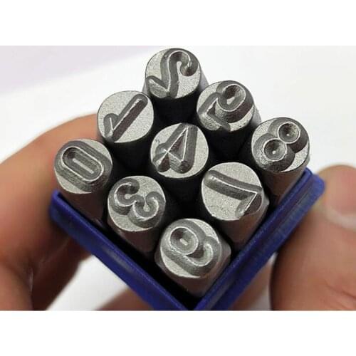 Steel Punch Stamp Set for Jewelry Tool Number and Letters