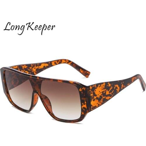 Oversized Square Sunglasses Women Men Retro Big Frame Sun Glasses Punk One Piece Eyeglasses Unisex Eyewear Outdoor Goggles Gafas