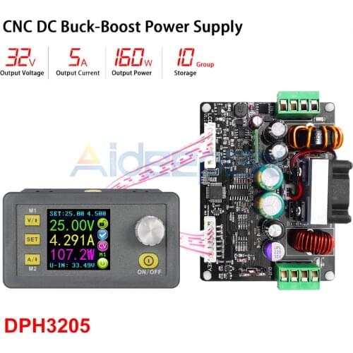 DPH3205 Constant Voltage Constant Current Programmable Control Power supply module Step Up Down Buck-Boost module LCD voltmeter