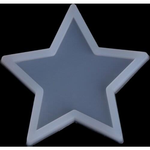 Five-pointed Star DIY Silicone Pendant Mold Making Jewelry Pendant Resin Casting Dried Flower Resin Decorative DIY Hand Crafts