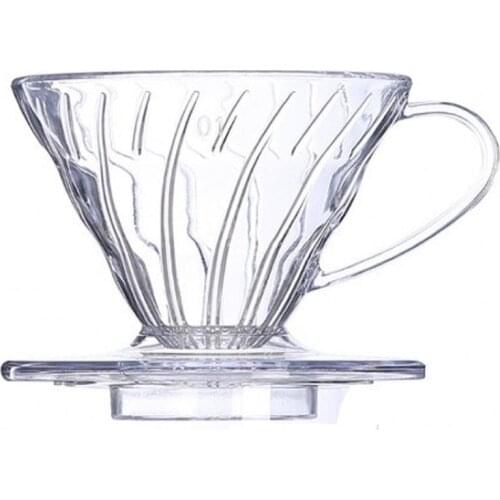 Hand Punch Coffee Funnel Coffee Dripper Engine V60 Style Coffee Drip Filter Cupresin Coffee Filter Cup Filter Paper Coffee Tool