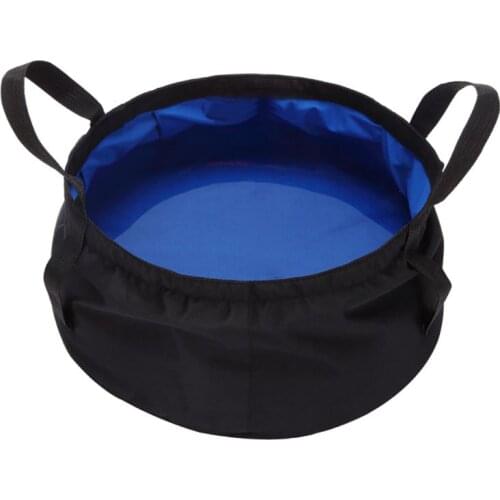 2019 8.5L Outdoor Travel Folding Camping Washbasin Ultra-light Portable Basin Bucket Bowl Sink Washing Bag Hiking Water Bucket