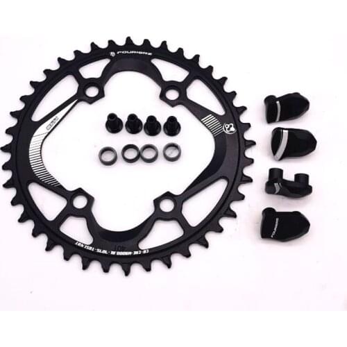 Fouriers Aluminum alloy Bike Chain Wheel Crankset 96 BCD MTB Chain Wheel Single Speed Chain Wheel 36T/ 38T/40T For M9000 M9020