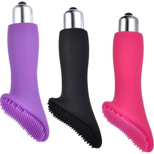 Female Masturbator G-point Finger Shadow Brush Anal Clitoris Stimulator Flirt Vibrator Adult Sex Toys for Woman Massager