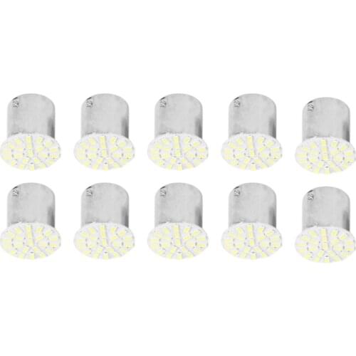 10 x T20 BA15S 382 P21W 1156 22 SMD LED 1.4W Car Turn Tail Side Signal Light Bulb 12V White