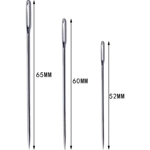 100PCS Large Eye Sewing Needles Knitters Wool Pullthrough Darning Embroidery Needle Tapestry Threading Sewing Tool