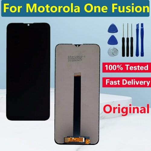 6.5" Original LCD For Motorola One Fusion XT2073 LCD Display Touch Screen Digitizer For Moto One Fusion LCD Screen Replacement