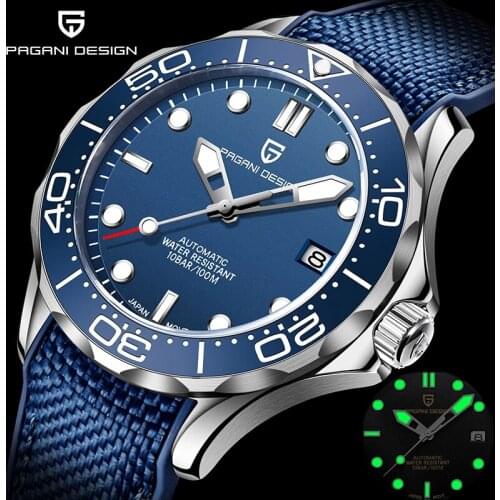 PAGANI Design Automatic Mechanical Mens Watch Top Brand 2021 Luxury Watch Mens Stainless Steel Waterproof Luminous Wristwatch