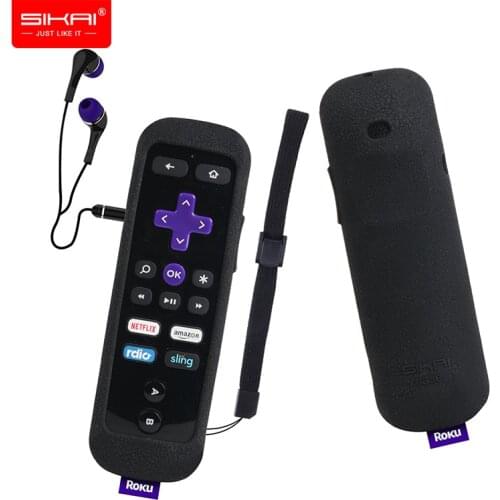 For Roku 2 3 ( 4230 4200 4210 ) 4 Premiere+ RC54R Roku Gaming Remote Control Cases SIKAI Shockproof Protective Cover
