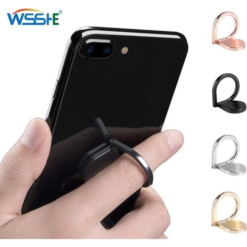 Mobile Phone Finger Ring Holder Universal Rotation Metal Ring Holder Magnetic Car Bracket Stand Accessories Stand Holder