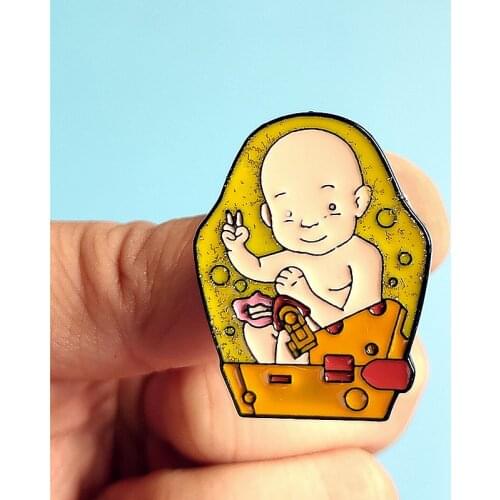 Death Stranding Enamel Pins Brooches Game Sam Bridge Baby BB Pod Badge Lapel Pin Backpack Bags Coat Jewelry For Men Women Gifts