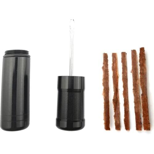 Bicycle Tubeless Tire Repair Tools Steel Fork with Rubber Stripe Repair Tools Tire Repair Kit