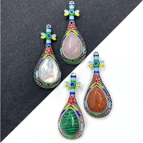 Exquisite Natural Bottle-shaped Shell Pendant Size 27x66mm Charm Used To Make DIY Necklaces and Other Jewelry Accessories