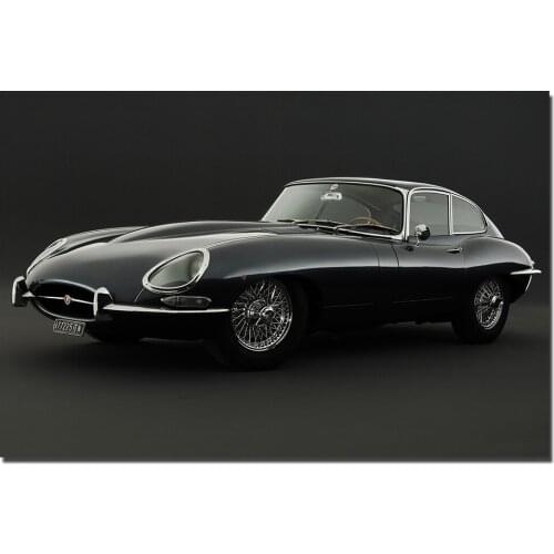 Jaguar E Type Classic Supercar Wallpaper Posters and Prints Wall Art Canvas Painting For Living Room Decor