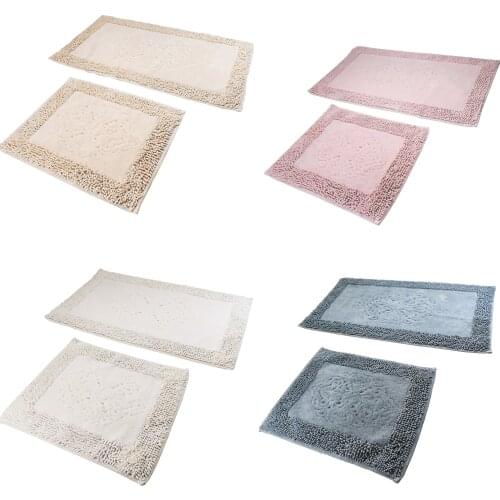 Коралловый Bathroom Rugs