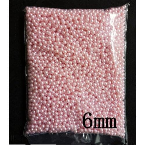 Without holes pearl 500g Round Imitation Pearl Beads Pearl Handmade DIY Beads for jewelry Making Necklace
