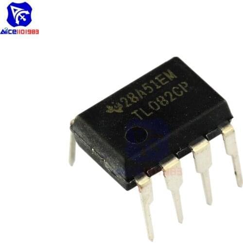 Diymore 5PCS/Lot IC Chips Instruments TL082CP TL082 DIP-8 Dual High Slew Rate JFET-Input Operational Amplifier IC