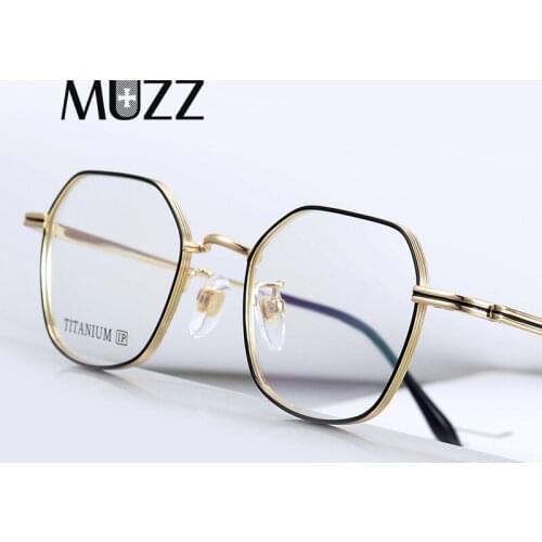 Pure Titanium Glasses Frame Women Retro Ultra Light Square Eyewear 2021 Prescription Optical Myopia Korean Men Eyeglasses Frame