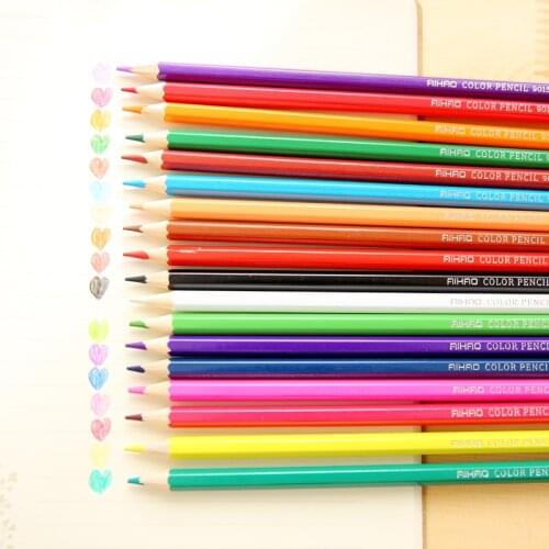 Nature wood color pencil for drawing 36 different colored pencils pack Stationery Office accessories School supplies F988