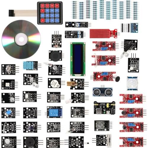 Upgraded 37 in 1 Sensor Modules Kit with Tutorial Compatible with Arduino IDE UNO R3 MEGA2560 Nano