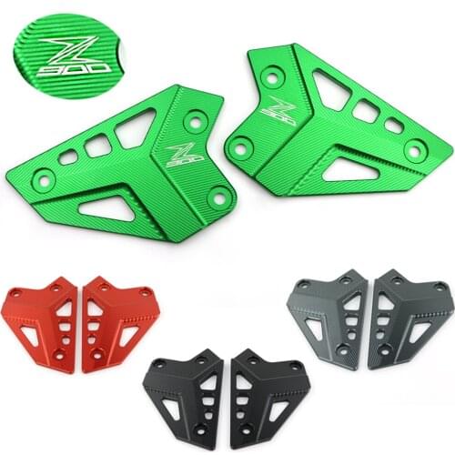 Fit For Kawasaki Z900 2017 2018 2019 Motorcycle FootPeg Footrest Rear set Heel Plates Guard Protector Z900