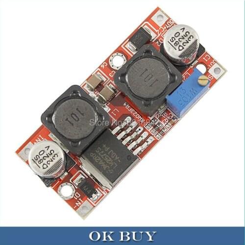 DC-DC Adjustable Auto Boost Buck Voltage 3-35V to 2.2-30V 1.5A Step Up/Down Converter Regulator Solar Buck Moudle