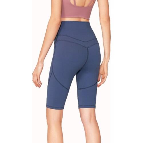 Sport Shorts Sexy High Waisted Seamless Women Gym Workout Yoga Short Push Hips Fitness Leggings Elastic Quick Dry Running Short