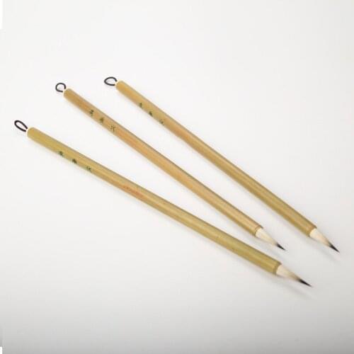 Zhixian Lake brush pure purple tip purple sheep hair and hair small regular script brush beginners to practice calligraphy