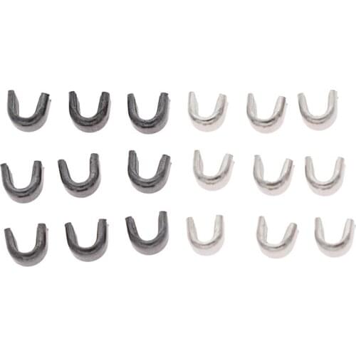 New 260Pcs 3# Metal Zipper UP Stopper U Shaped Opening Handmade Craft Clothes Pants Diy Sewing Zipper Accessories